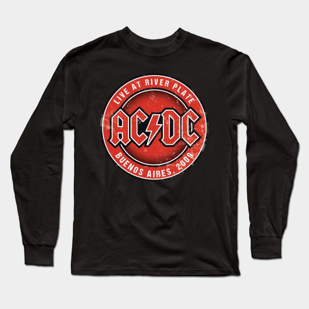 AC/DC Live at River Plate 2009 Long Sleeve T-Shirt by TyBen